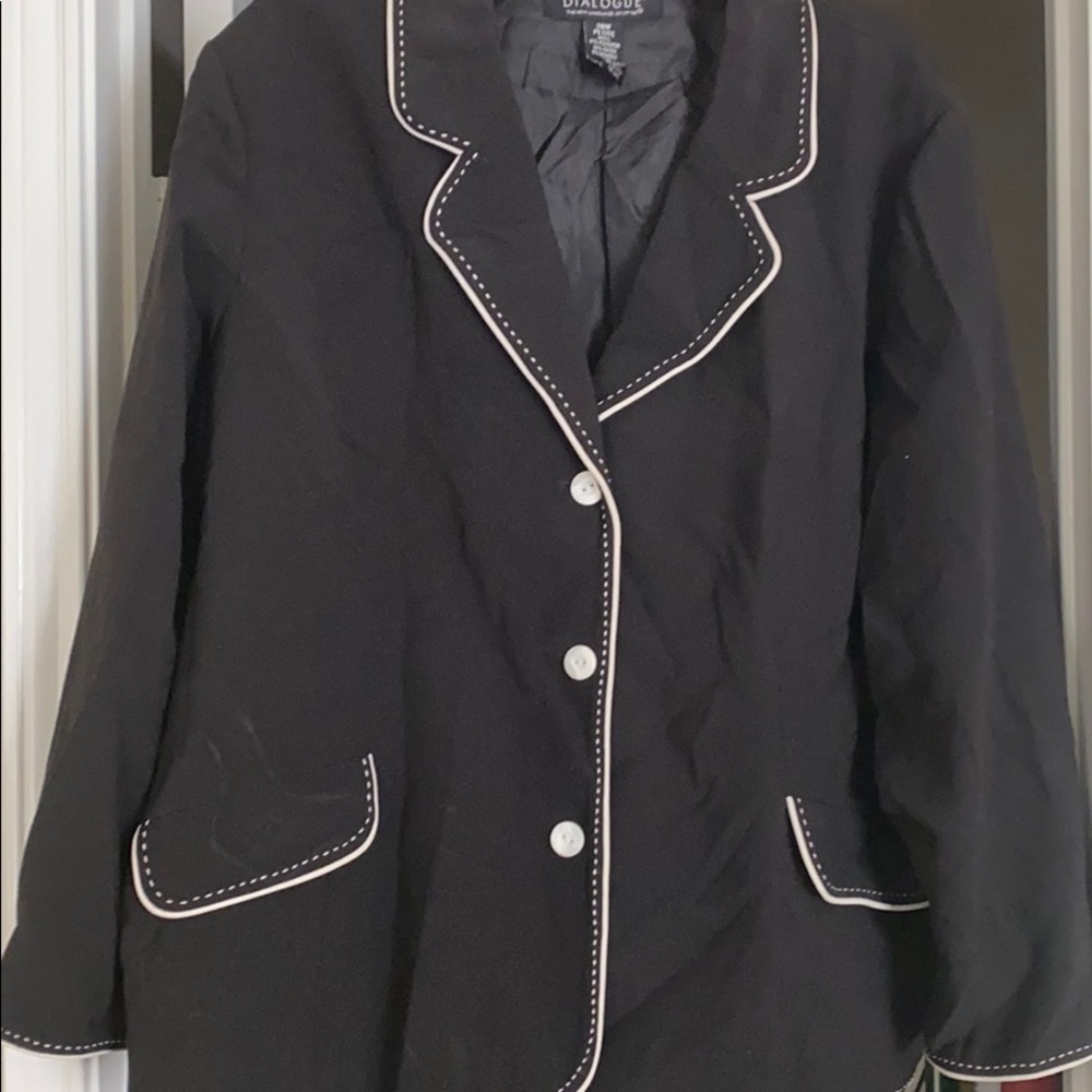 Black suit jacket